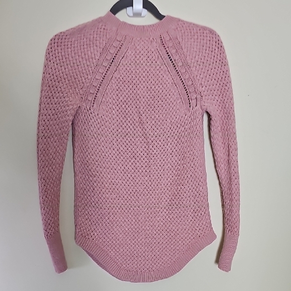 LOFT Soft Pink Textured Sweater - Picture 8 of 9